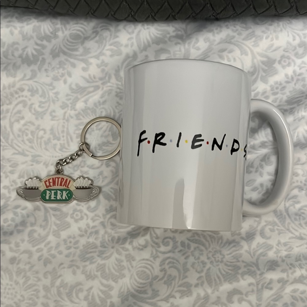 Friends Mug with Central Perk Keychain